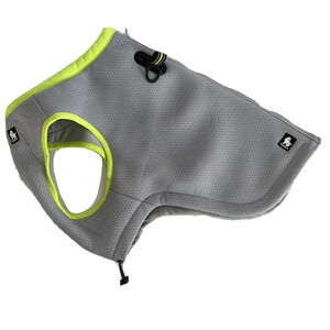 Truelove Dog COOLING Vest Harness Jacket for Warm Hot Outdoors LARGE Grey/green